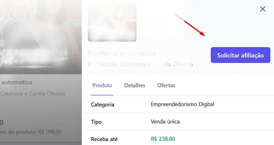 14 03 Como se afiliar a um produto na Kiwify